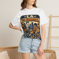 "Falconee | LA The Crapital of Corruption" Heavyweight Political Satire T-Shirt"-Bella Canvas 3001